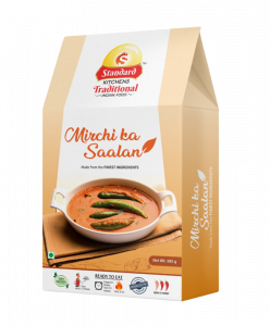 Standard Kitchens Traditional Indian Food – Mirchi ka Salan (285g) | Ready to Eat | 100% Natural | Preservative-Free | Export Quality