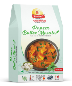 Standard Kitchens Traditional Indian Food – Butter Paneer Masala (285g) | Ready to Eat | 100% Natural | Preservative-Free