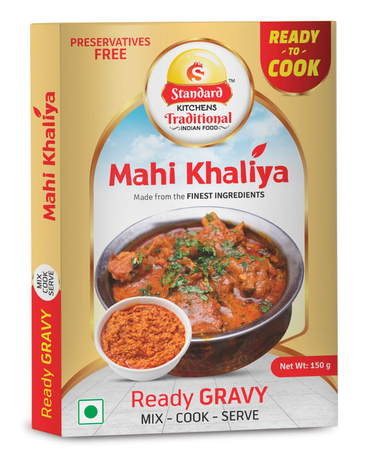 Standard Kitchens Traditional Mahi Khaliya – Ready to Cook Gravy Mix | Authentic Hyderabadi Curry Base | Preservative Free | 150g